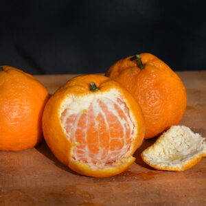 Satsuma Mandarin Orange fruit and flesh