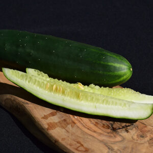 Marketmore 76 Cucumber fruit and flesh